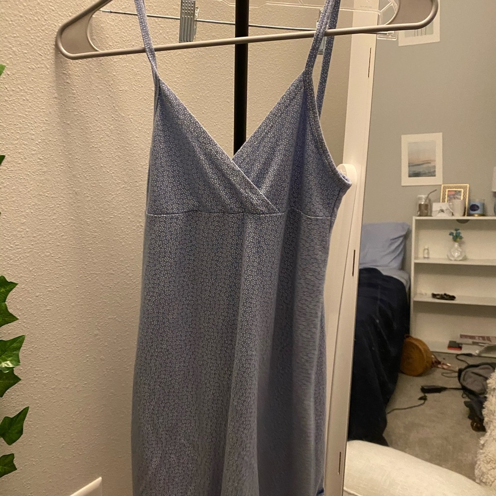 Floral Brandy Melville Blue Dress